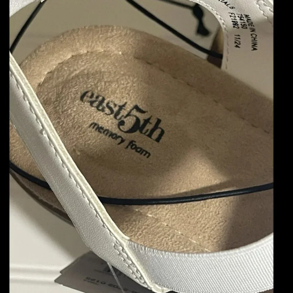 east 5th Ister Women’s Heeled Sandals White Sz 11 M MSRP $60 - Picture 4 of 12